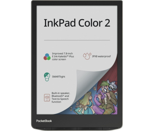 e-reader PocketBook PB743C Moon Silver