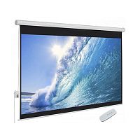 Electrical Screen (120"x89")300x225cm, (Tubular Motor) White Matt 3D Support With Switch / Remote Co