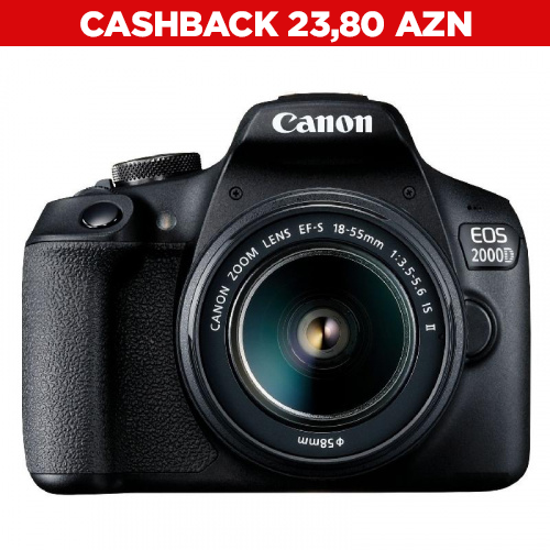 Canon DSLR EOS 2000D BK 18-55 IS II RUK Canon DSLR EOS 2000D BK 18-55 IS II RUK