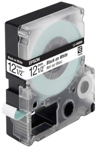 Tape - LK4WBN Std Blk/Wht 12/9 Tape - LK4WBN Std Blk/Wht 12/9