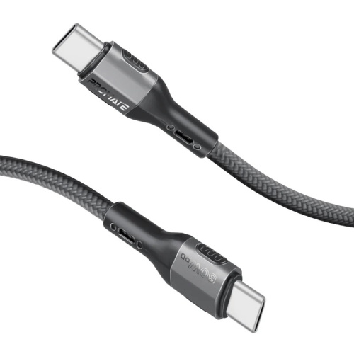 Promate USB-C Cable FLETCHLINK-CC 60W.BLACK