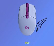 LOGITECH G305 LIGHTSPEED Wireless Gaming Mouse - LILAC - 2.4GHZ/BT - EER2 - G305