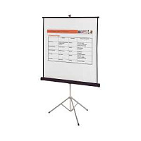 Tripod Screen (70"x70") 180x180cm. White Matt 3D Support with 4cm Black boarders / Stand