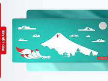 Mouse pad polyester Red Square Kitsune White XXL (RSQ-40063)