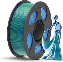 Anycubic PLA Silk Filament Dual Color BLUE-GREEN 1.75mm 1kg