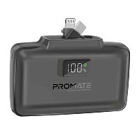 Promate Power Bank USB-C & Lightning 10000mAh20W PowerUp-10Duo Black