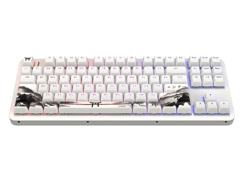 Wireless keyboard Red Square Alumix TKL Satory [g3ms Jade] (RSQ-20055) White