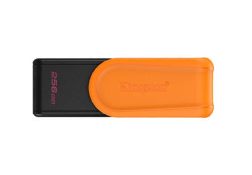 256GB Portable USB 3.2 Gen 1 DataTraveler Exodia S (Black/Orange)