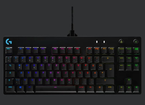 LOGITECH G PRO Mechanical Gaming Keyboard - BLACK - US INT'L - USB LOGITECH G PRO Mechanical Gaming Keyboard - BLACK - US INT'L - USB