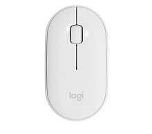 LOGITECH Pebble Mouse 2 M350s - TONAL WHITE - BT - DONGLELESS
