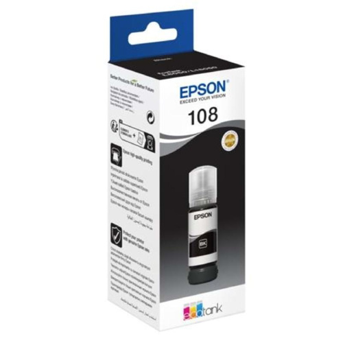 108 EcoTank Black ink bottle 108 EcoTank Black ink bottle