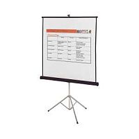 Tripod Screen (96"x96")240x240cm, White Matt 3D Support with 4cm Black boarders / Stand