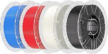 RFID Hyper PLA Filament  Black + White + Red + Blue 1.75mm 4kg