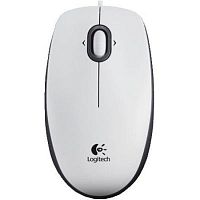 Logitech Mouse M100 - WHITE - USB -  EMEA-914 -AKOYA HANGTAB BOX M100