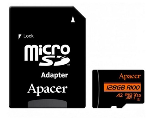 microSDXC UHS-I U3 V30 A2 128GB w/ 1 Adapter microSDXC UHS-I U3 V30 A2 128GB w/ 1 Adapter