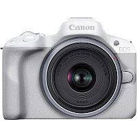 Canon EOS R50 WH + Lens RFS18-45 S
