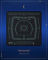Mouse pad polyester Lunacy SD Mission L 500х500х4мм (SDMSL)