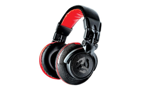 Numark DJ Headphones Red Wave Carbon