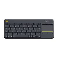 LOGITECH K400 Plus Wireless Touch Keyboard - BLACK -US INT'L