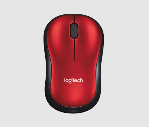 LOGITECH Wireless Mouse M185 - RED LOGITECH Wireless Mouse M185 - RED