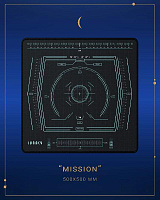 Mouse pad polyester Lunacy SD Mission L 500х500х4мм (SDMSL)