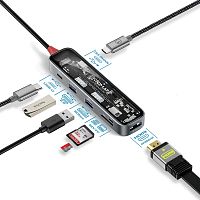 Promate 7-in-1 Multiport Slim USB-C Hub TRANSHUB-LITE
