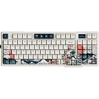 Keyboard wireless Lunacy Kanagawa + Mousepad Beige