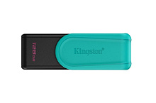 128GB Portable USB 3.2 Gen 1 DataTraveler Exodia S (Black/Turquoise)