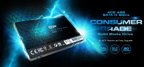 SiliconPower A55 2.5"SATA SSD,1TB,TLC