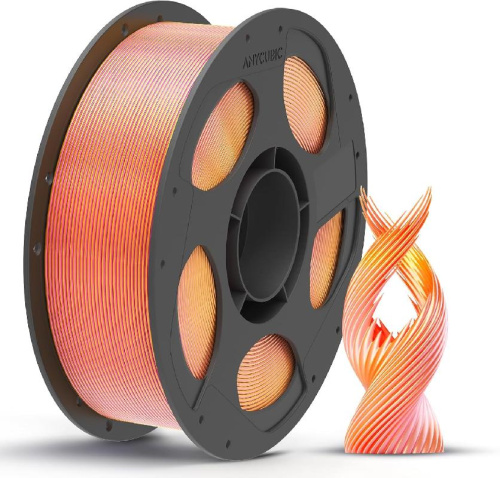 Anycubic PLA Silk Filament Dual Color PINK-GOLD 1.75mm 1kg