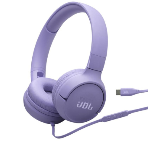 JBL Tune 520C USB-C wired Purple