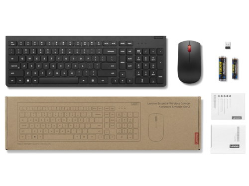 Lenovo Essential Wireless Combo Keyboard & Mouse Gen2 Lenovo Essential Wireless Combo Keyboard & Mouse Gen2
