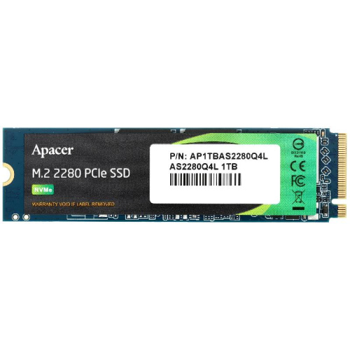 Apacer SSD AS2280Q4L / M.2 2280 PCIe 4.0 / 1TB /  Standard(Single)