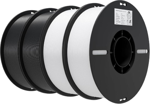 Ender-PLA Value Pack 2x Black + 2x White 1.75mm 4kg
