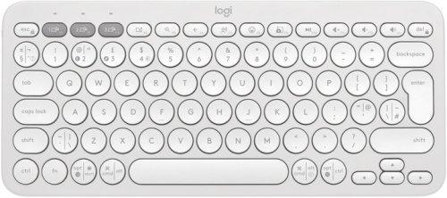 LOGITECH Pebble Keys 2 K380s - TONAL WHITE - US INT'L - BT - INTNL-973 - UNIVERSAL