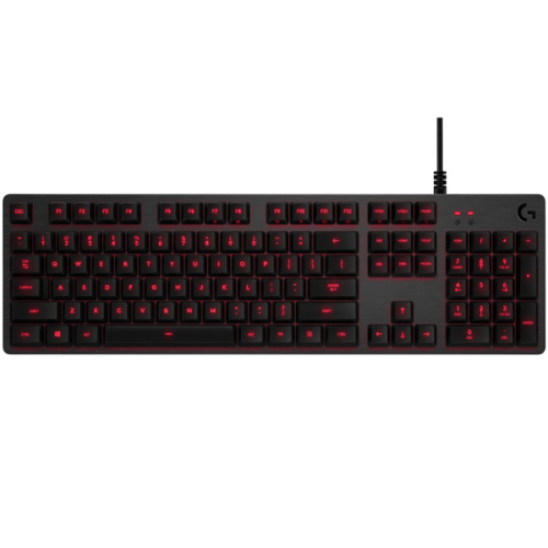 LOGITECH G413 Mechanical Gaming Keyboard - CARBON - RUS - USB- RED LED