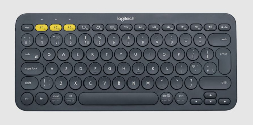 LOGITECH Bluetooth Keyboard K380 Multi-Device - INTNL -Russian Layout - DARK GREY LOGITECH Bluetooth Keyboard K380 Multi-Device - INTNL -Russian Layout - DARK GREY