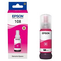 108 EcoTank Magenta ink bottle