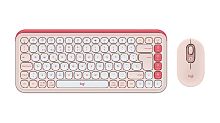 LOGITECH POP ICON COMBO - ROSE - US INT'L - BT - N/A - INTNL-973