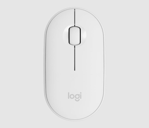 LOGITECH Pebble M350 Wireless Mouse - OFF-WHITE-2.4GHZ/BT - EMEA - CLOSED BOX